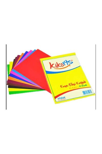 kikarts Handcrafted Paper A4 Pack of 10 Mixed Colors