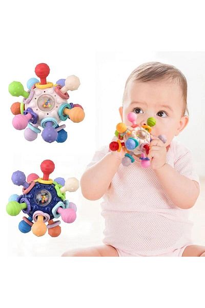 Zigver Newborn Sensory Teether Ball Toy - Baby