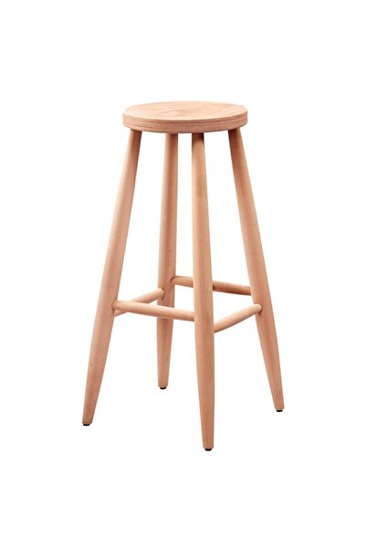 Genel Markalar Ms - Tbr 105 / Kırlangıç Bar Taburesi Cilasız Ham Ahşap