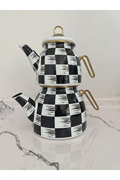 Online Emaye Rose Model Çaydanlık TK