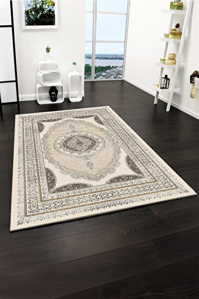 Resmiro Dijital Baskılı Osmanlı Eskitme  Desenli  Makinada Yıkanabilir Salon ...