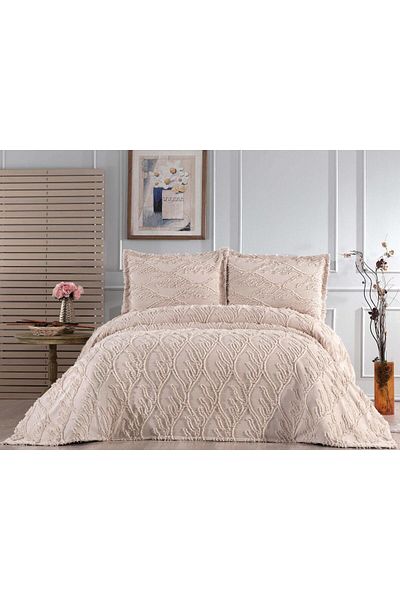 Çapa Home Double Embroidered Bedspread