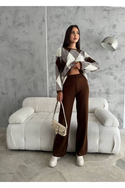 FEHAL GİYİM 2-Piece Knitwear Sweater and Pants Set