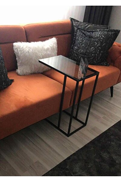 thorqtech C Sehpa | Siyah | Çok Amaçlı | Dekoratif Metal Yan Sehpa | Fiona | ...