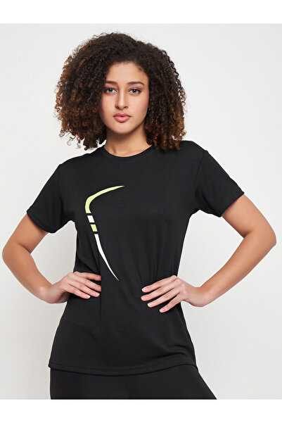 Clovia By Styli Graphic Print T-Shirt with Short Sleeves