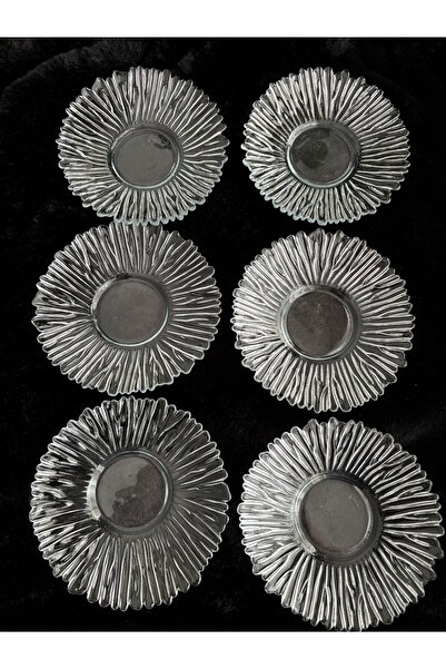 Rayan Diamond 6-Piece Glass Tea Plate