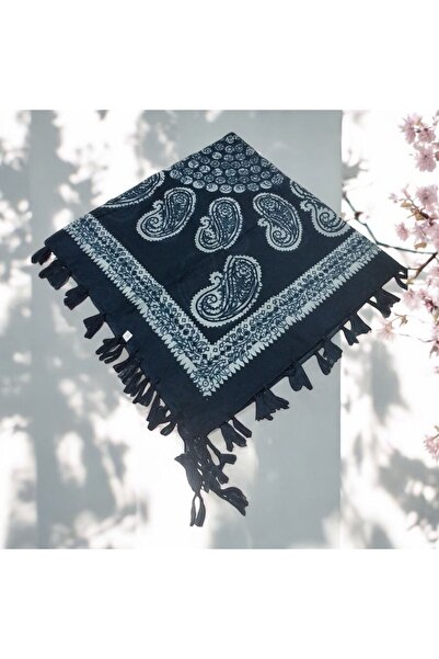 kızca وشاح حريري - شرابة هندية