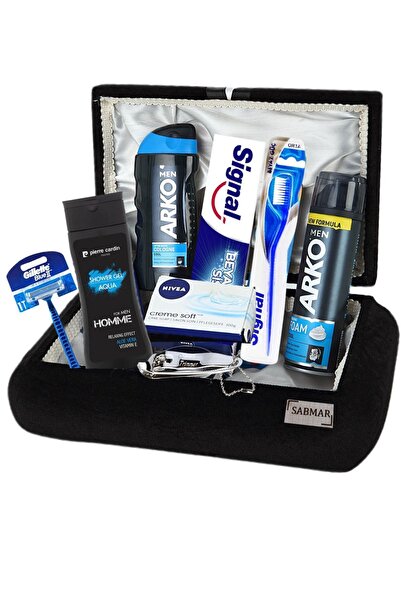 NIVEA Damat Bohçası Erkek Bakım Seti Nişan Bohça Sandığı Siyah 2023003