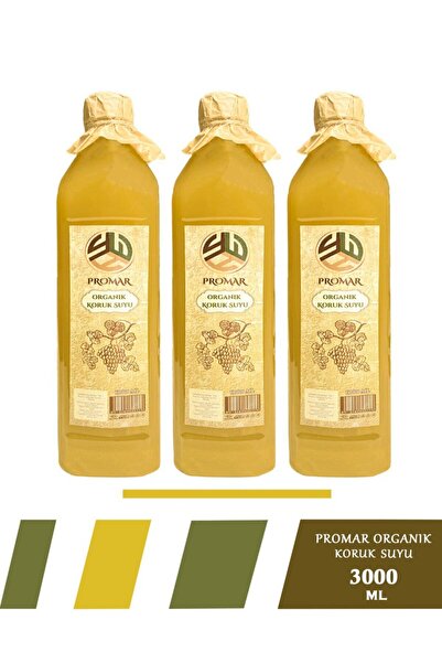 Promar Ekşi Koruk Suyu 1 Lt ×3 Adet