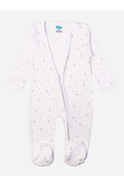 Babies Basic By Styli بدلة نوم بأكمام طويلة بطبعة النجوم والقمر