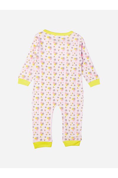 Babies Basic By Styli بدلة نوم بأكمام طويلة بطبعة زهور