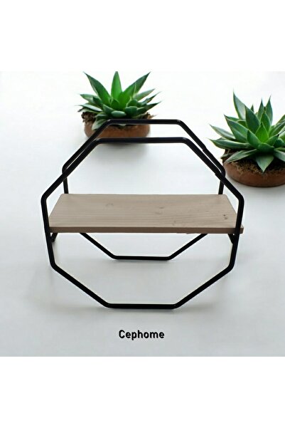 Genel Markalar Lüx Modern Ahşap Detaylı Dekoratif Raf