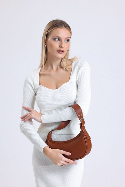 Makeuptime Black Women's Shoulder Bag - Special Strap Detail