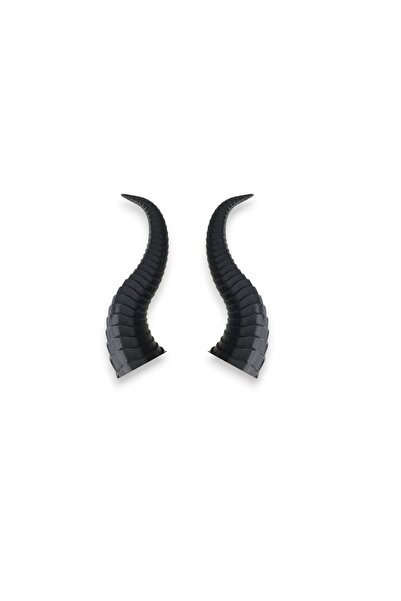 3Dshopping Motor Kask Boynuzu Kask Süsü Şeytan Boynuzu