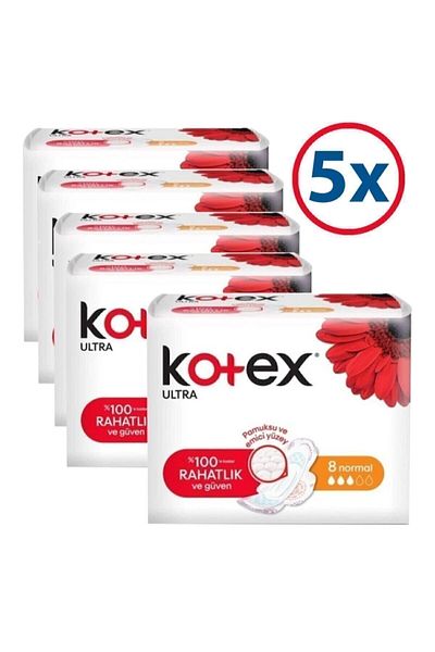 Kotex Ultra Normal Pad 8 Pieces 5 Pieces