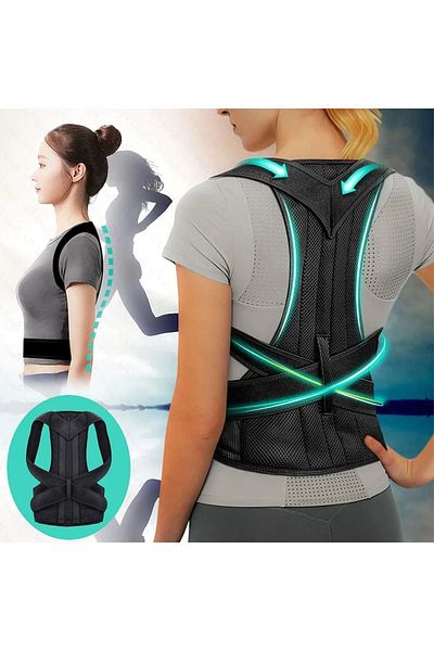 HASBY Orthopedic Corset to Stand Upright - Back Waist Support and Anti-humpback for Women and Men