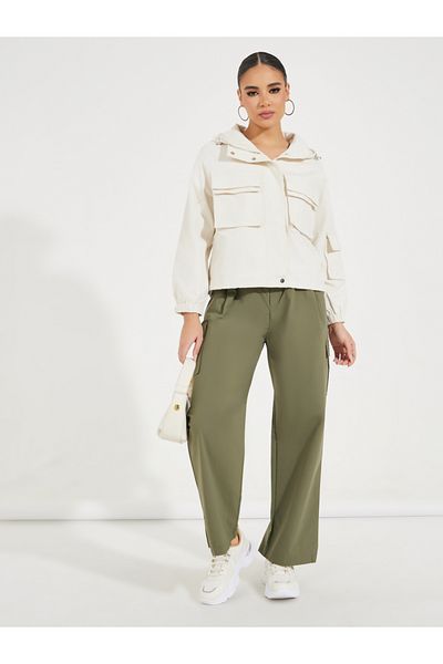 Styli Boxy Fit Short Length Utility Jacket