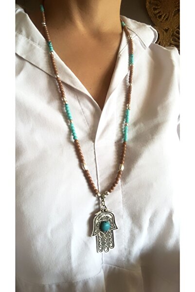 by özllem Fatma Ana Tasarım El Kolye