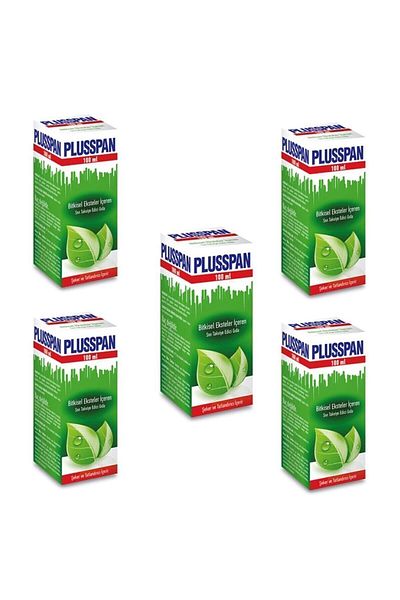LedaPharma Plusspan 100ml Herbal Syrup - X5 Pieces