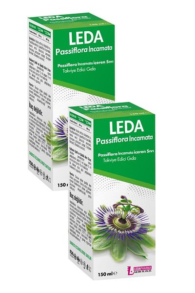 LedaPharma Passiflora Syrup - Pack of 2
