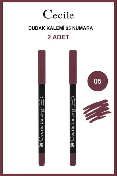 Cecile Intensive Colored Permanent Lip Liner - 05 X2