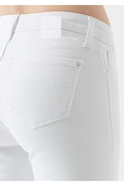 TRENDNATUREL Pantaloni skinny albi din denim (MĂRIMEA DISPONIBILĂ)