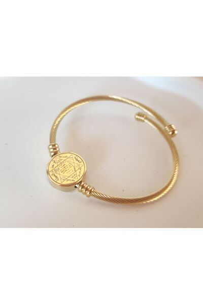 Anatolia Hz. Solomon Seal - Unisex Steel Bracelet, Number Sequence