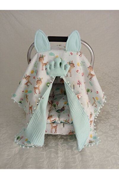 Wenaris Çift Taraflı Puset Örtüsü, Puset Minderi, Puset Çarşafı, 3 Parça