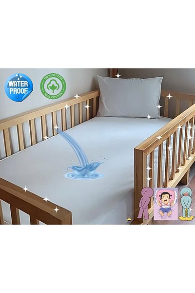 OGUZ ATA CONCEPT OĞUZ ATA CONCEPT 100% COTTON WATERPROOF RUBBERED LEAF MATTRESS PROTECTOR ALEZ