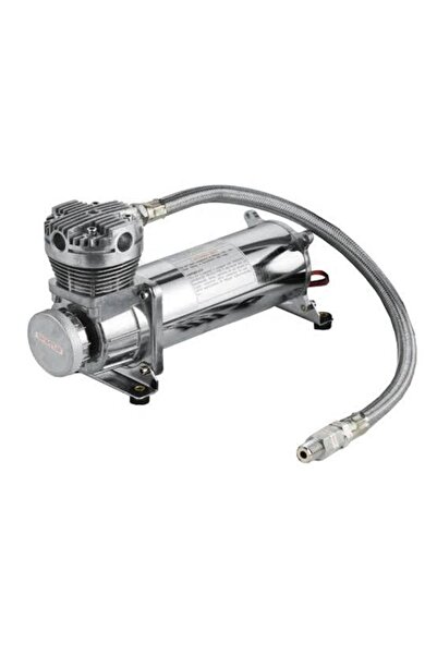 Genel Markalar Air Suspansiyon Hava Kompresörü 200 Psi 12v Renk Siyah-beyaz