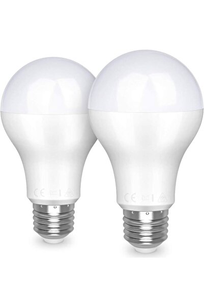 megüsa 2 adet Led AmpulE27 Normal Duy 9w Beyaz Işık
