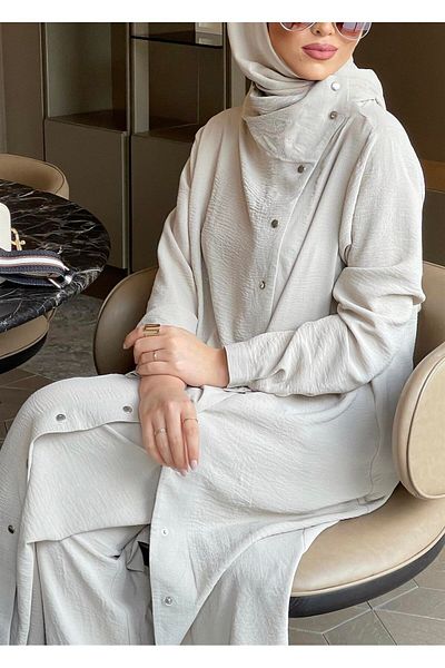 BURİSLA Σετ Hijab Snap - Σετ των δύο