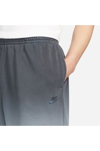 Nike Club+ French Terry Dip Dyed Erkek Şort - Gri Dq4633-070