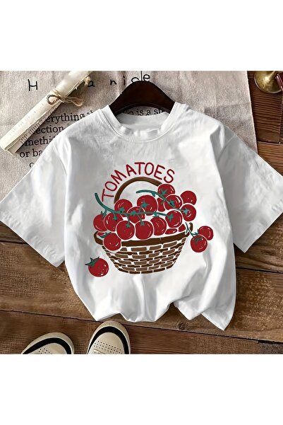 Jose Clothing Tricou oversize din bumbac organic - decolteu, maneca scurta, imprimat