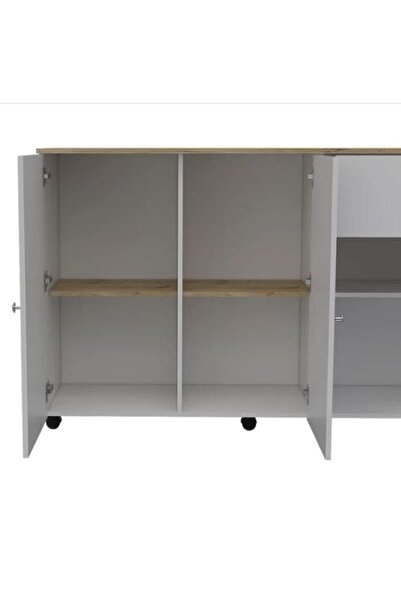 GC Neşe Mutfak Adası - Beyaz-120 Cm