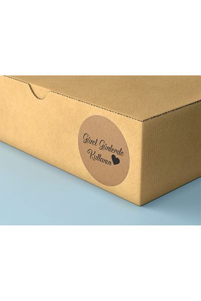 anka design Kraft Sticker (4X4CM) 48 Pieces - Use on Good Days -