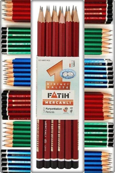 Fatih Coral Pencil 12 Pack 1 Piece