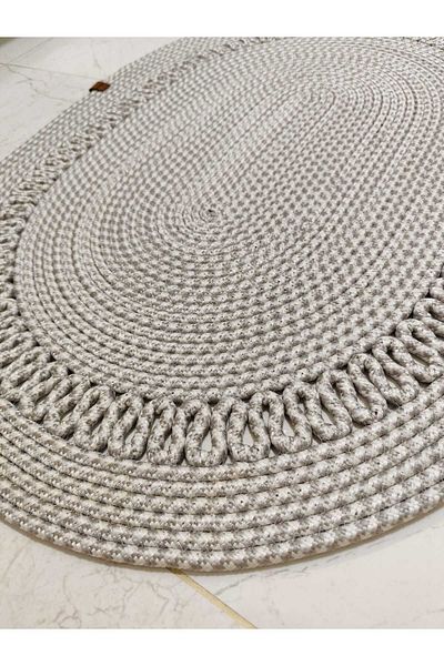 ModaCardin Jute Patterned Gift Hooded Bath and Balcony Mat