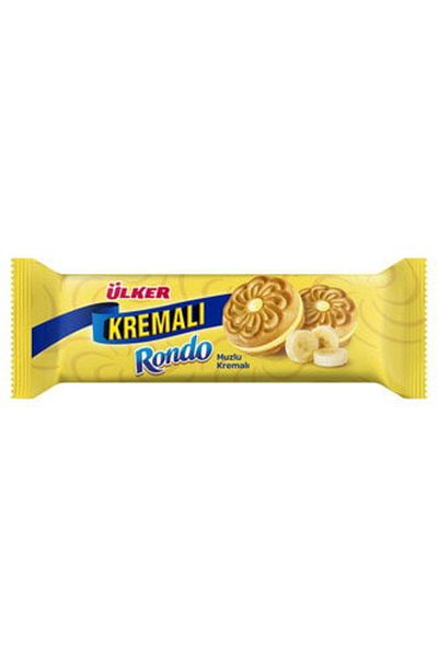 Ülker Ülker Rondo Banana Cream Biscuit - 5 Pieces 61 g