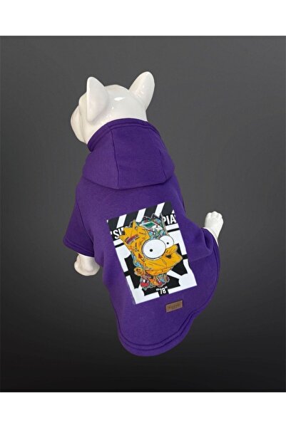 Buddy Store Kedi & Köpek Kıyafeti Elbisesi Giysileri سويت شيرت - Simpson Bask...