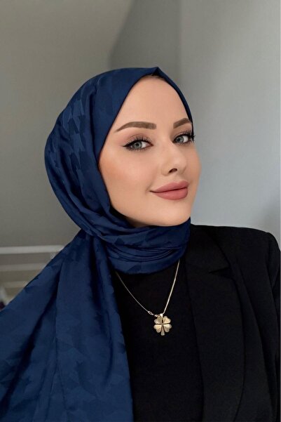 ARİFENURDESİGNS Kadın Tesettür Ipeksi Jakar Kazayağı Şal