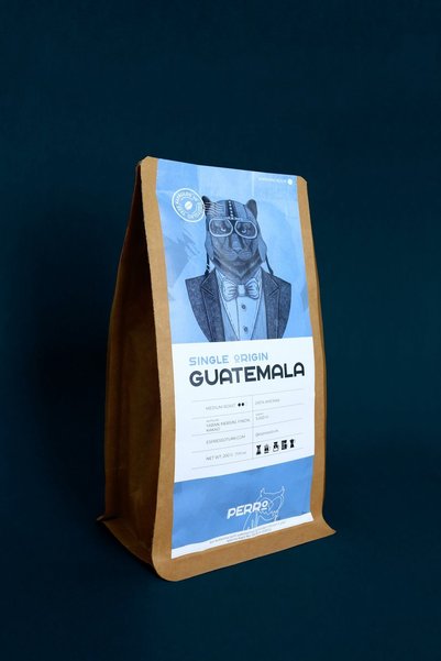 Perro Coffee قهوة غواتيمالا Huehuetenango ذات الأصل المفرد المطحونة 200 جرام