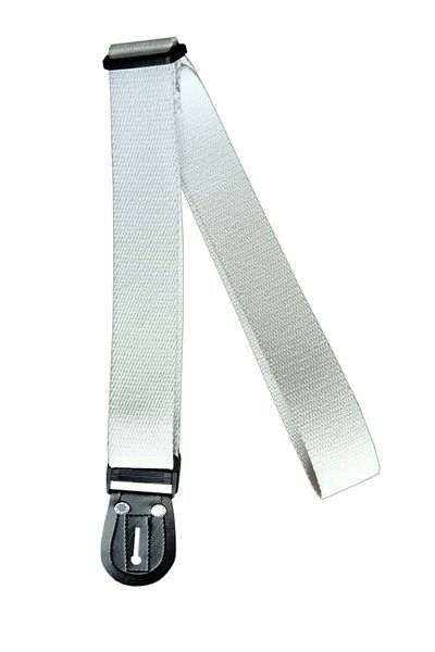 cantekin Cotton Guitar Strap 150 Cm Length White Cotton Straps