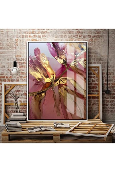 Harika bir ev HARİKABİREV | Pictură abstractă apreciată GOLD-MÜRDÜM 2 | TABLA...