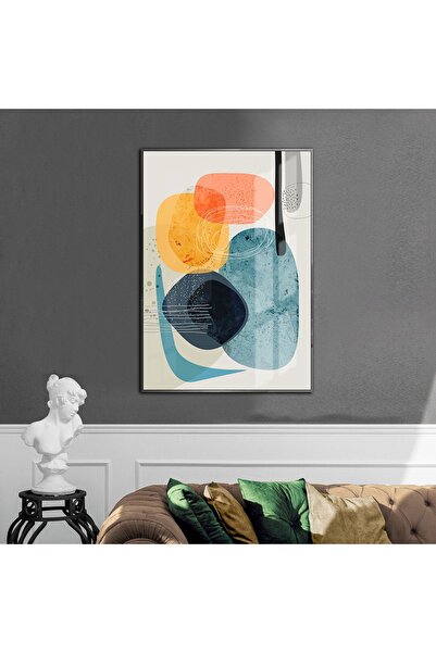 Harikabirev HARİKABİREV | MODELL ABSTRACT GALBEN-ALBASTRU-ALB 1 | TABLĂ DE ST...