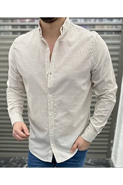 JUDGE Men's Striped Slim Fit Shirt - Redsonne