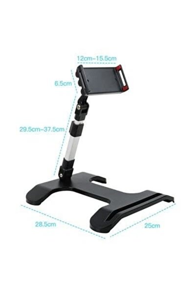 Asfal 2in1 Functional Adjustable Foldable Desktop Phone Holder and Tablet Stand