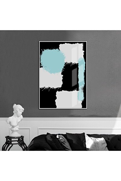 Harikabirev HARİKABİREV | MODELL ABSTRACT NEGRU-ALBASTRU-ALB 01 | TABLĂ DE ST...