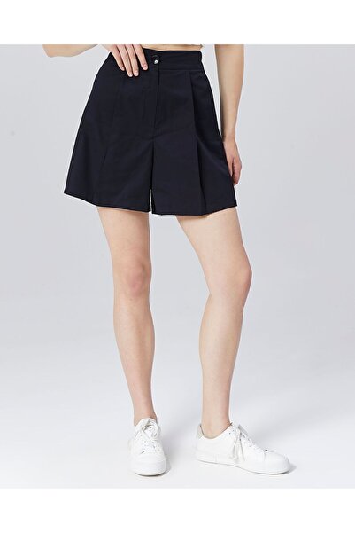 POD Ofis Tarzı Şort Etek Pileli