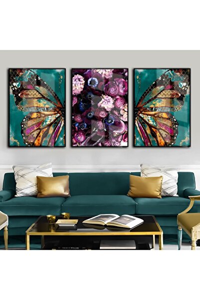 Harika bir ev Hari̇kabi̇rev | Turquoise-Gold Most Stylish Butterfly-Flower | ...
